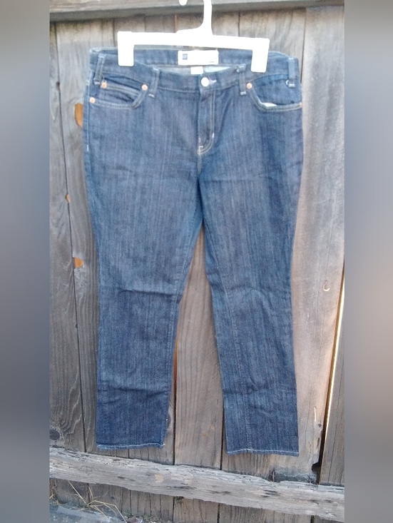 GAP Denim - GAP denim Jean Straight Fit Stretch Womens 12 Regular 5 Pocket Pant